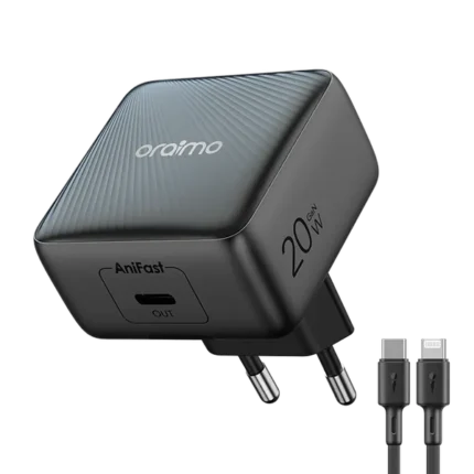 Oraimo 20W GaN Wall Charger Kit with Type-C to Lightning Cable