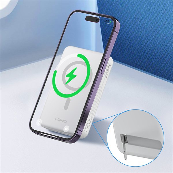 Ldnio-PQ16-10000mAh-Magnetic-Wireless-Power-Bank